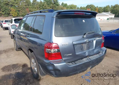2007 Toyota Highlander V6 из США, поврежденный, VIN JTEEP21A770200531